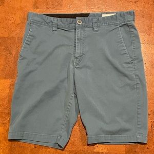 Volcom Chino Blue Shorts 33